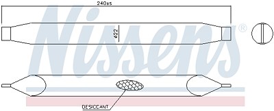 Nissens Trockner, Klimaanlage [Hersteller-Nr. 95791] für Hyundai, Kia von NISSENS