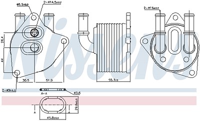 Nissens Ölkühler, Motoröl [Hersteller-Nr. 91223] für Volvo von NISSENS