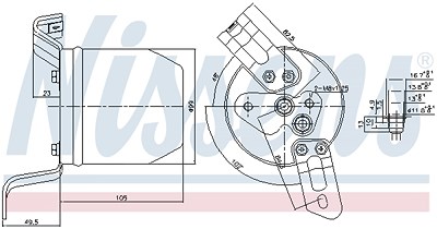 Nissens Trockner, Klimaanlage [Hersteller-Nr. 95004] für BMW von NISSENS