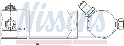 Nissens Trockner, Klimaanlage [Hersteller-Nr. 95117] für Audi von NISSENS