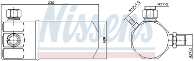 Nissens Trockner, Klimaanlage [Hersteller-Nr. 95137] für Volvo von NISSENS