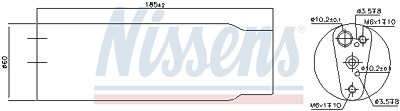 Nissens Trockner, Klimaanlage [Hersteller-Nr. 95170] für Alfa Romeo, Citroën, Fiat, Honda, Iveco, Lancia, Land Rover, Peugeot, Porsche, Rover, Suzuki, von NISSENS