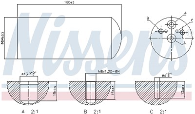 Nissens Trockner, Klimaanlage [Hersteller-Nr. 95172] für Alpina, BMW von NISSENS