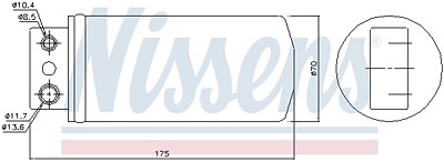 Nissens Trockner, Klimaanlage [Hersteller-Nr. 95235] für Opel von NISSENS