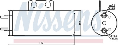 Nissens Trockner, Klimaanlage [Hersteller-Nr. 95316] für Peugeot von NISSENS