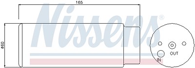 Nissens Trockner, Klimaanlage [Hersteller-Nr. 95380] für Mercedes-Benz von NISSENS