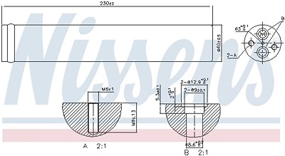 Nissens Trockner, Klimaanlage [Hersteller-Nr. 95406] für Mitsubishi von NISSENS
