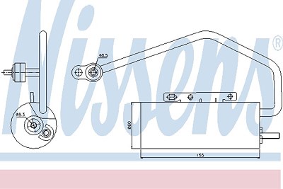 Nissens Trockner, Klimaanlage [Hersteller-Nr. 95447] für Fiat, Opel, Saab von NISSENS