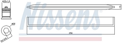 Nissens Trockner, Klimaanlage [Hersteller-Nr. 95450] für Audi von NISSENS