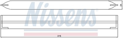 Nissens Trockner, Klimaanlage [Hersteller-Nr. 95499] für Ford, Volvo von NISSENS