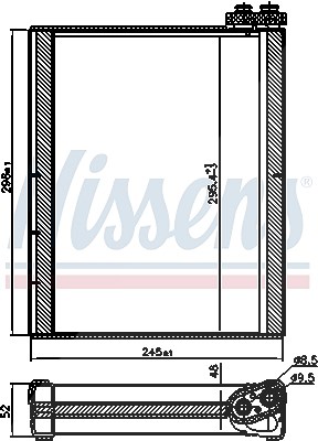 Nissens Verdampfer, Klimaanlage [Hersteller-Nr. 92368] für Audi von NISSENS