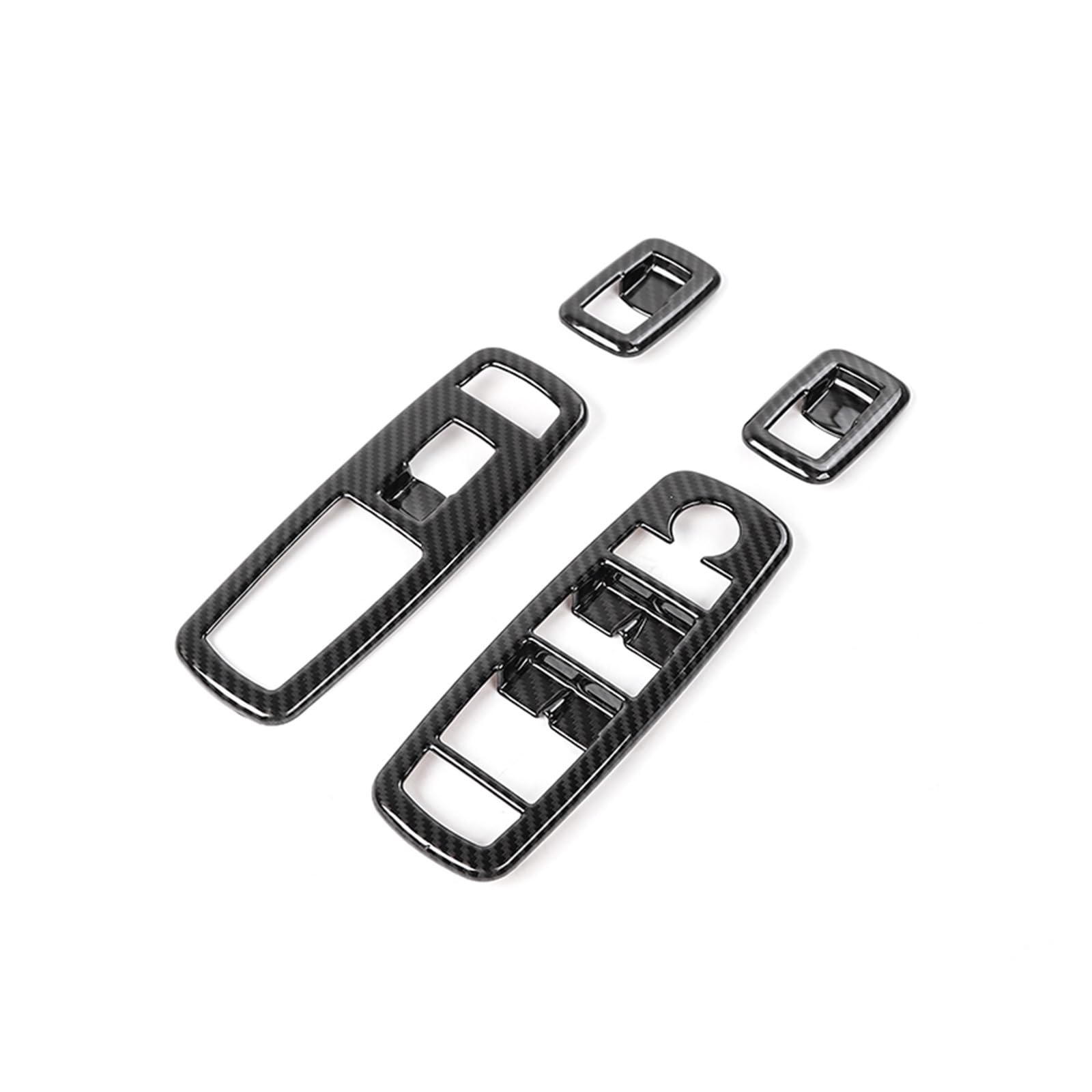 Auto Lüftungsschlitz Dekoration Innenleisten für Dodge für Ram 1500 2010-2017 Auto Fenster Control Switch Aufkleber Abdeckung Aufkleber(Carbon fiber texture) von NITRIMS