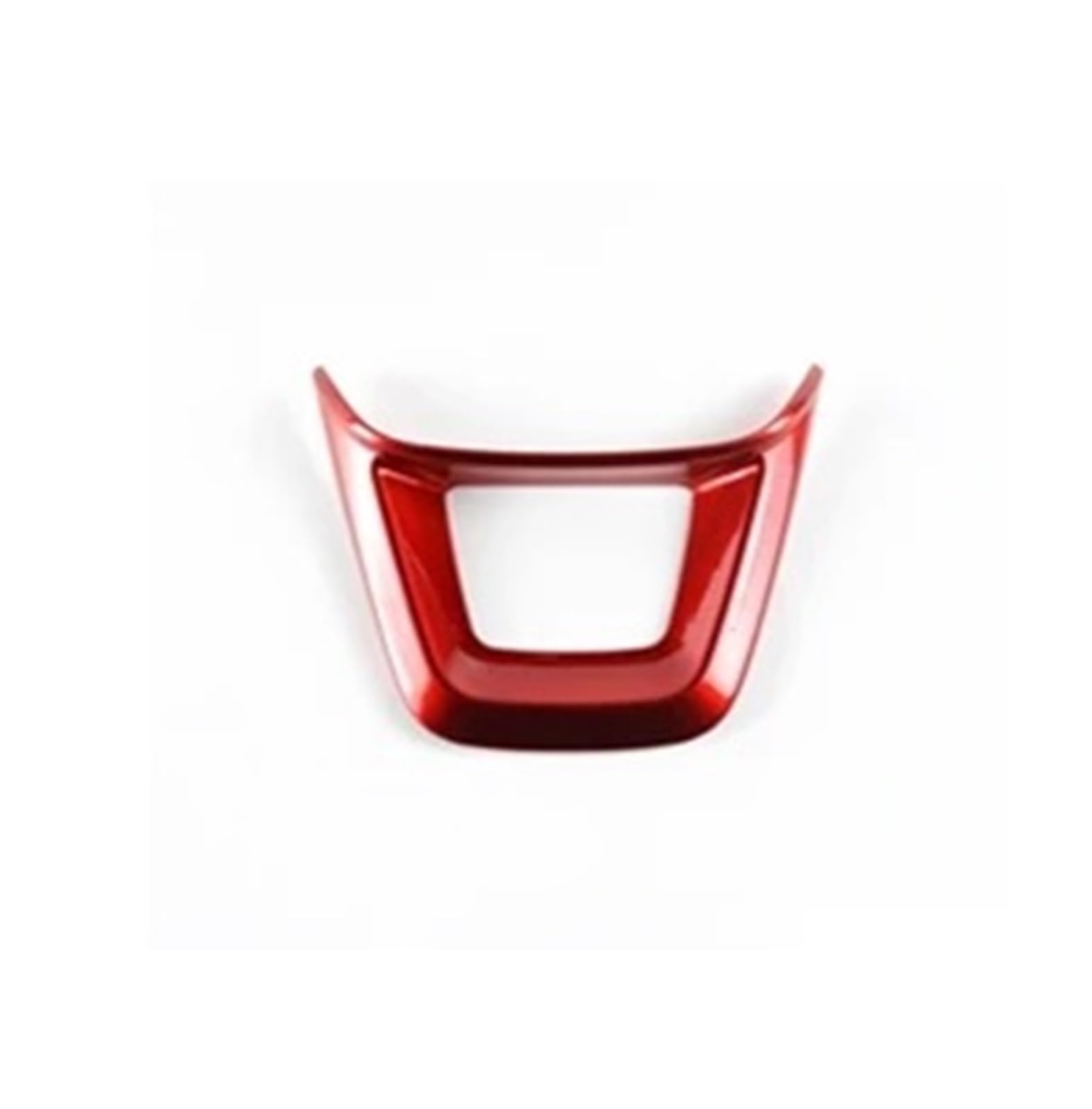 Auto Lüftungsschlitz Dekoration Kohlefaserfarbe Auto-Styling Lenkradrahmen Dekoration Spinnengriffabdeckung Verkleidung Für Q5 FY 2018-2021 Innenaufkleber(Model B Red) von NITRIMS