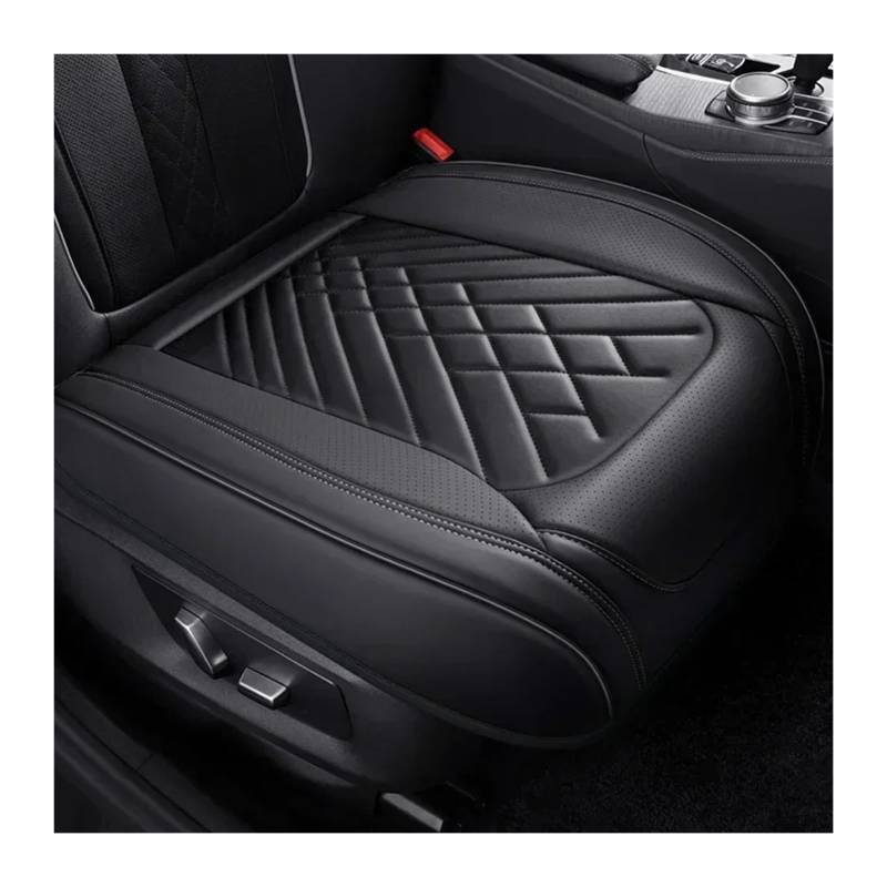 Autositzbezüge Vollständige Abdeckung Pu Leder Auto Sitz Abdeckung Kissen Für OPEL Für Astra K Für Insignia Zafira Antara Für CORSA Vectra B Für Mokka Auto Zubehör Auto Sitzbezüge(Black 1 Seat) von NITRIMS