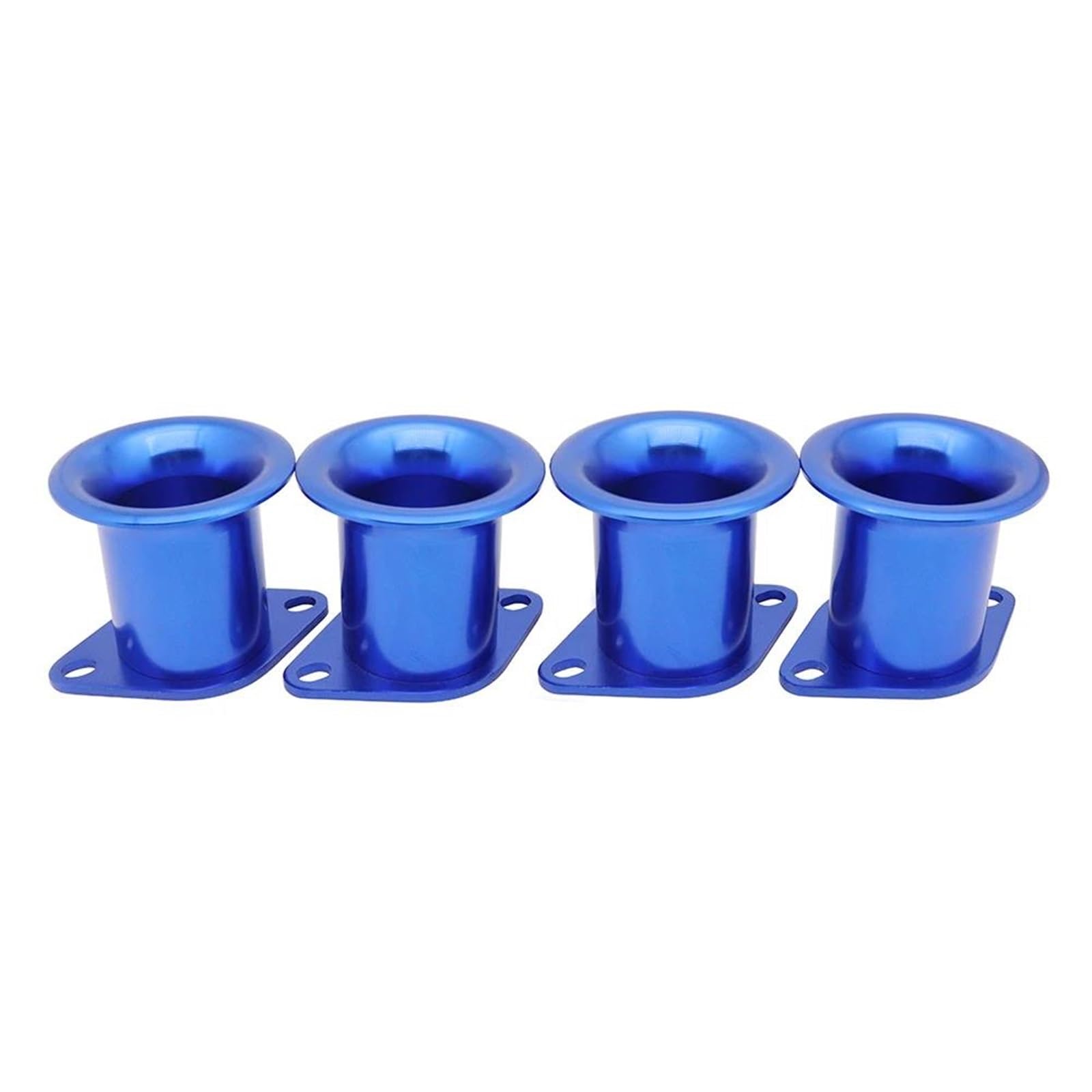 Einlassluftrohrschlauch 4PCS Air Horn Für AE86 Für Toyota Für GTS Für Geschwindigkeit Für Stapel 20V 4AG ITB/ITBs Air Horn Trichter Ansaugrohr(Blue) von NITRIMS