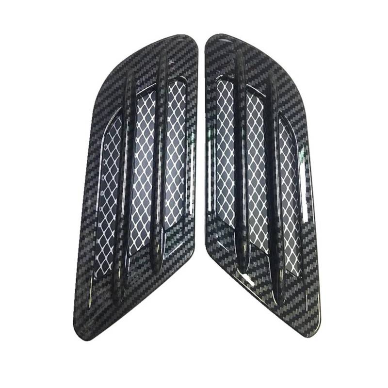 Einlassluftrohrschlauch Für Auto Seite Fender Hood Scoop Lufteinlass Abdeckung Für Prado 150 120 Für Kia Für Rio 4 Für Fit Für Hyundai Für Creta Für Land Für Cruis Ansaugrohr(Carbon Fiber) von NITRIMS