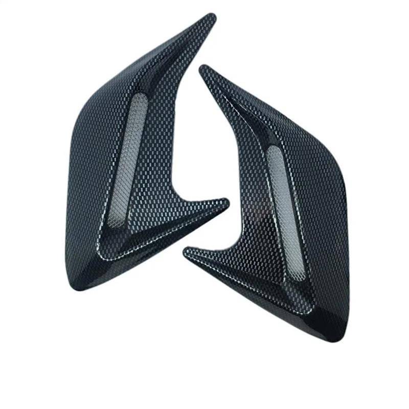 Einlassluftrohrschlauch Universal Für Auto Seite Fender Hood Scoop Lufteinlass Abdeckung Für Prado Für Kia Für Rio 4 Für Fit Für Hyundai Für Creta Für Land Für Cruiser Ansaugrohr(Style2 Carbon) von NITRIMS