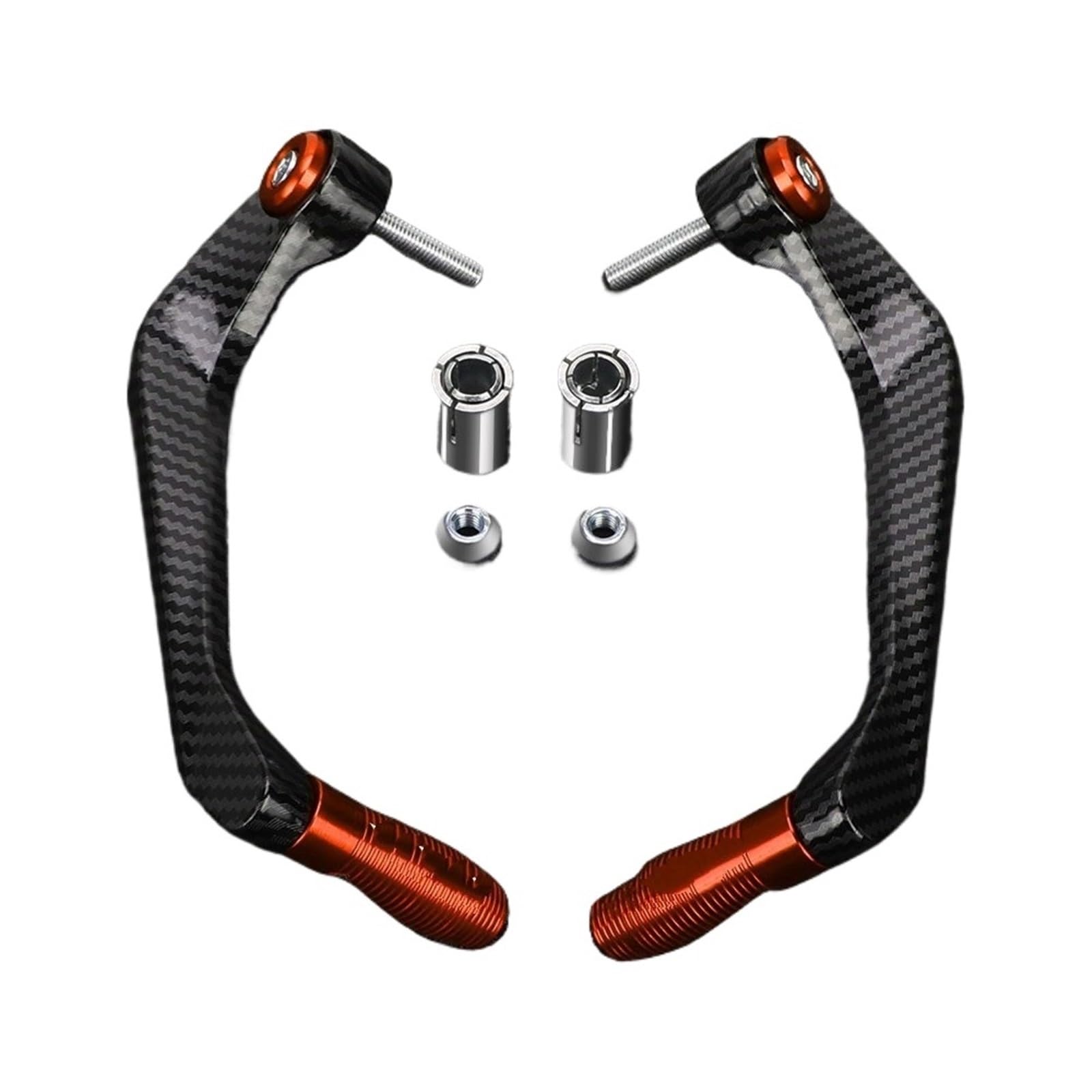 Lenker Handschutz FÜR CB650R Neo Sports Cafe FÜR CB 650R 2020 2021 2022 2023 2024 Motorrad Handschutz 22mm Lenker Griffe Schutzfolie Motorrad Handschutz(Orange) von NITRIMS