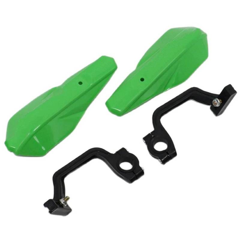 Lenker Handschutz Für 22MM 28MM Motorrad Pit Bike Street Bike Lenker Universal Handschutz Schild Schutz Schutz Getriebe Motorrad Handschutz(Green) von NITRIMS