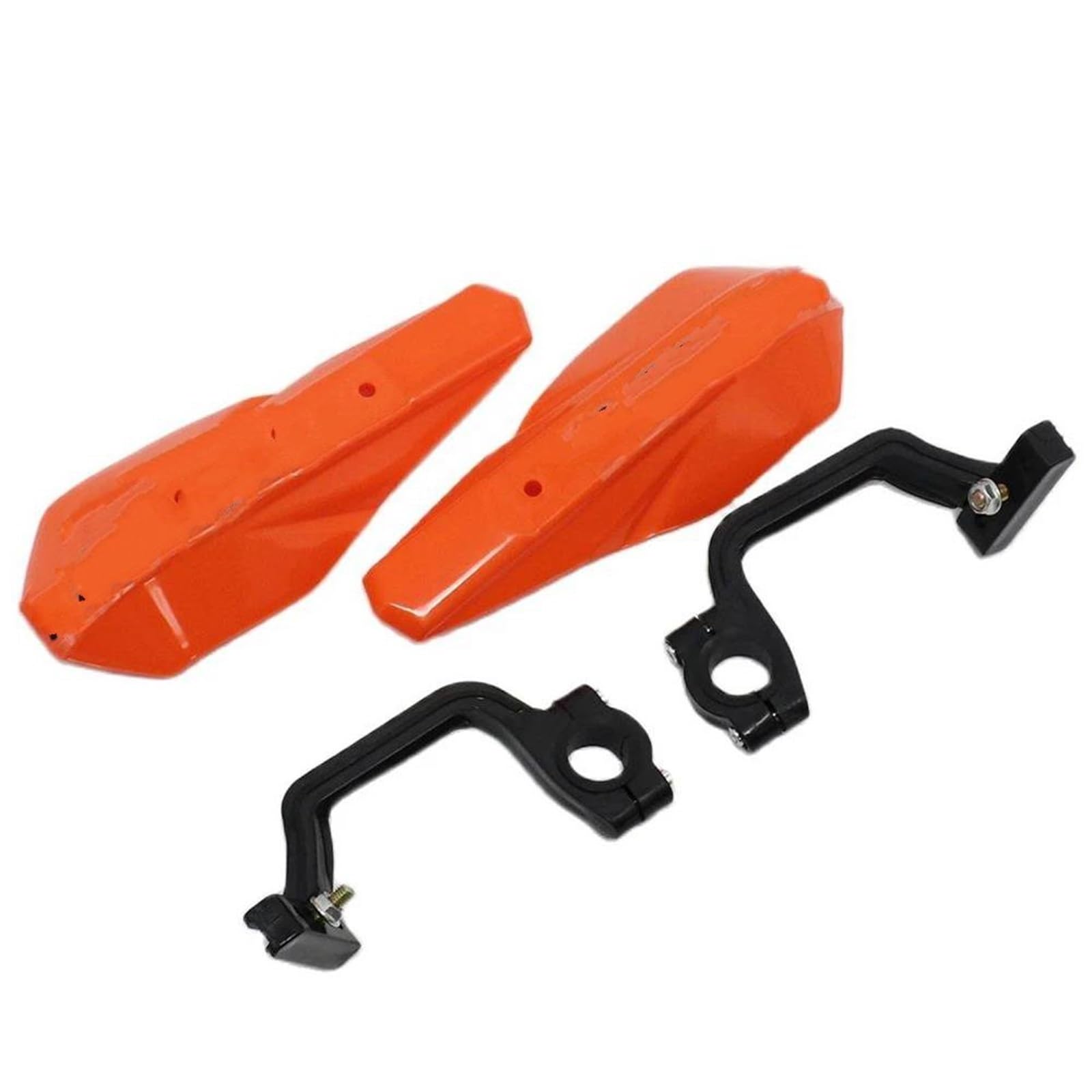 Lenker Handschutz Für 22MM 28MM Motorrad Pit Bike Street Bike Lenker Universal Handschutz Schild Schutz Schutz Getriebe Motorrad Handschutz(Orange) von NITRIMS