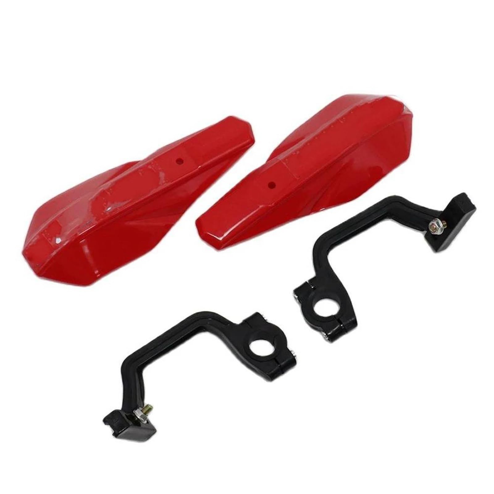 Lenker Handschutz Für 22MM 28MM Motorrad Pit Bike Street Bike Lenker Universal Handschutz Schild Schutz Schutz Getriebe Motorrad Handschutz(Red) von NITRIMS