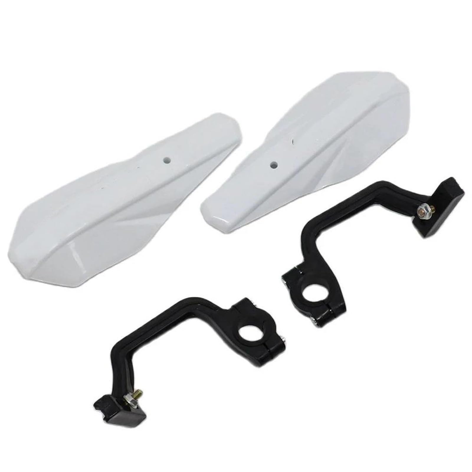 Lenker Handschutz Für 22MM 28MM Motorrad Pit Bike Street Bike Lenker Universal Handschutz Schild Schutz Schutz Getriebe Motorrad Handschutz(White) von NITRIMS