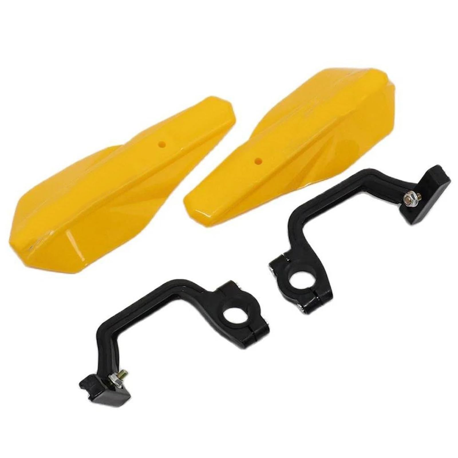 Lenker Handschutz Für 22MM 28MM Motorrad Pit Bike Street Bike Lenker Universal Handschutz Schild Schutz Schutz Getriebe Motorrad Handschutz(Yellow) von NITRIMS