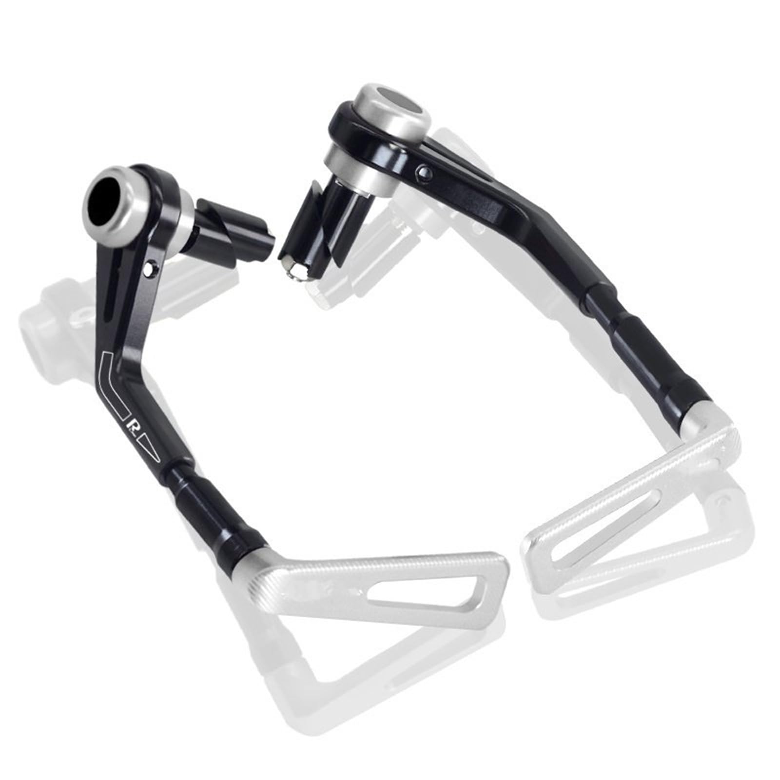 Lenker Handschutz Für Für YZF-R6 Für YZF-R7 Für YZF-R15 Für YZF Für R6 Für R7 Für R15 Motorrad Lenker Handschutz Schutz Motorrad Handschutz(Silver) von NITRIMS