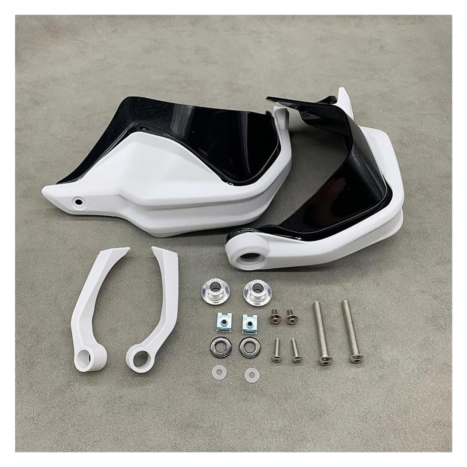 Lenker Handschutz Für G310GS Für G310R Für G 310 GS 2017 2018 2019 2020 2021 Motorrad Winddicht Schild Lenker Handprotektoren Motorrad Handschutz(White Black -Set) von NITRIMS