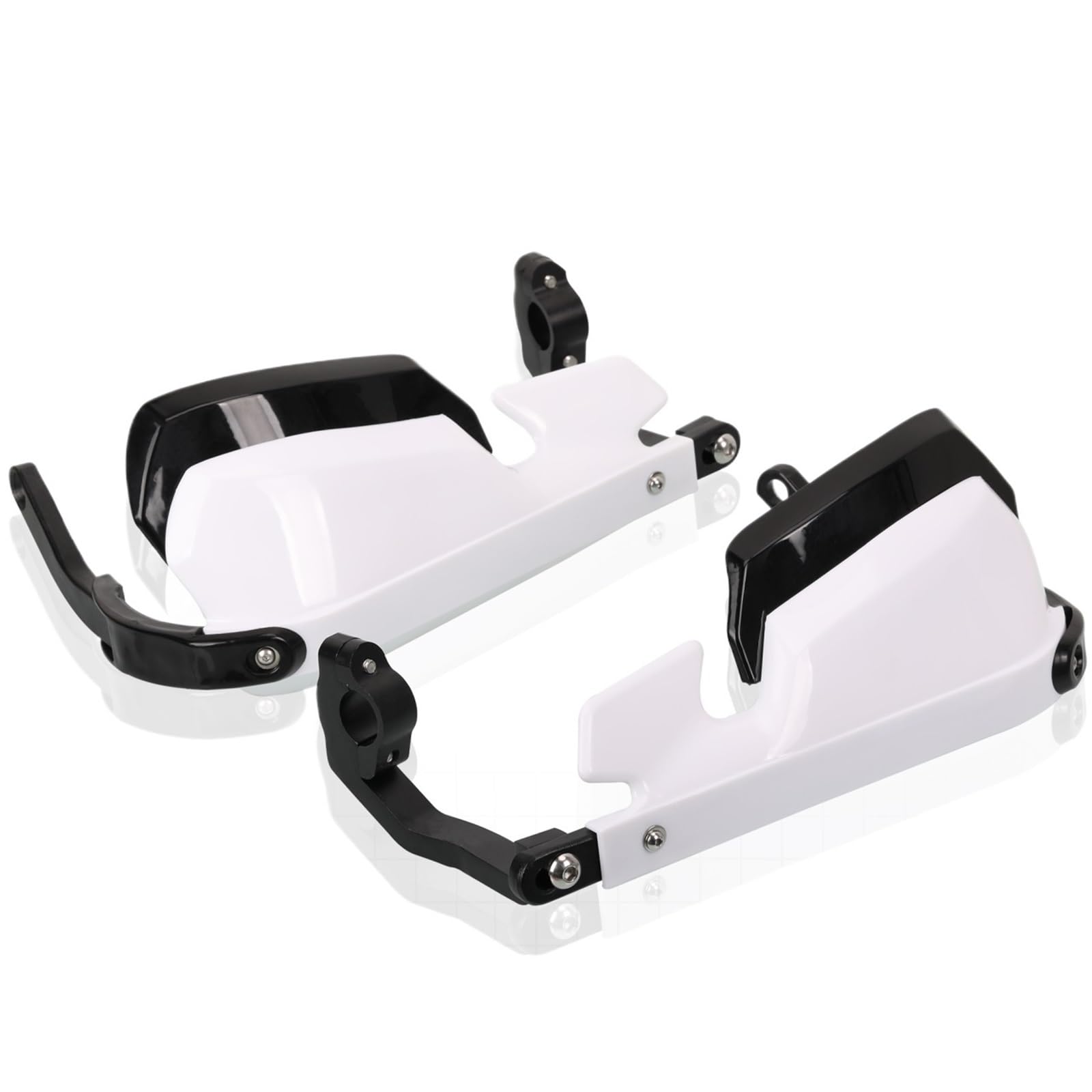 Lenker Handschutz Für NT1100 2022 Für Nt1100 DCT 2023 2024 Motorrad Lenker Wachen Windschutzscheibe Handprotektoren Schild Motorrad Handschutz(White) von NITRIMS