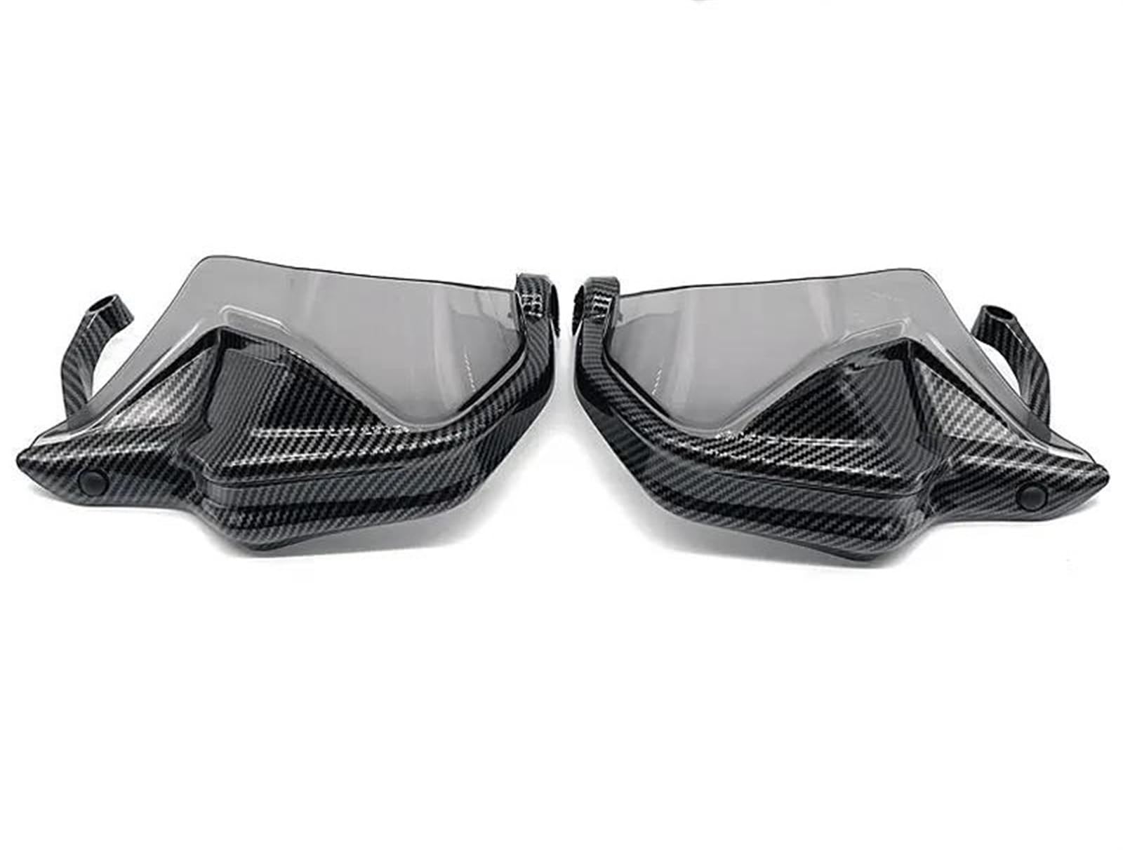 Lenker Handschutz Für R NINET Für R9T/Pure/Racer/Urban GS/Scramble 2014-2024 Motorrad Lenker Hand Schutz Windschutzscheibe Schutz Motorrad Handschutz(Carbon Grey Set) von NITRIMS