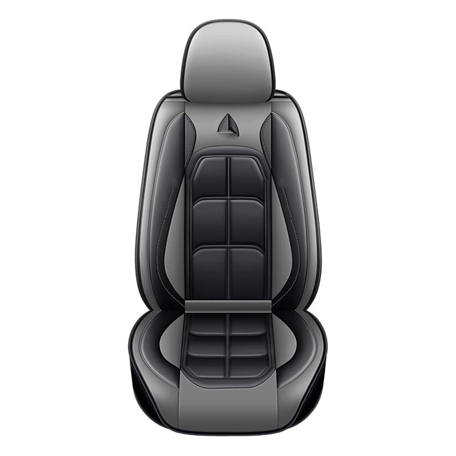 NITRIMS Autositzbezüge 1 PC Universal Auto Sitz Abdeckung Für Duster Für Kadjar Für Scenic Für Espace Für Fluence Für Koleos Innen Zubehör Auto Sitzbezüge(Black Gray 1 Seat) von NITRIMS