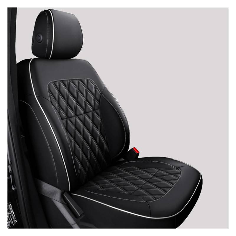 NITRIMS Autositzbezüge Autositzbezüge für FIAT für 500 2011–2014, individuelle Innenausstattung, echtes Leder, Auto Auto Sitzbezüge(for 1 Set 4) von NITRIMS