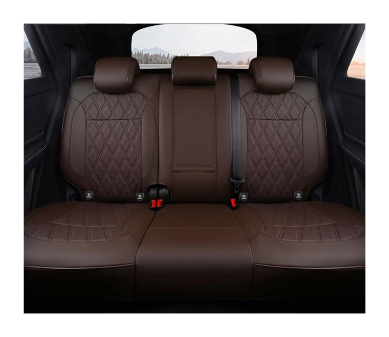 NITRIMS Autositzbezüge Autositzbezüge nur für Nissan für Navara D40, individuelle Innenausstattung, echtes Leder, Auto Auto Sitzbezüge(Rear Seats) von NITRIMS