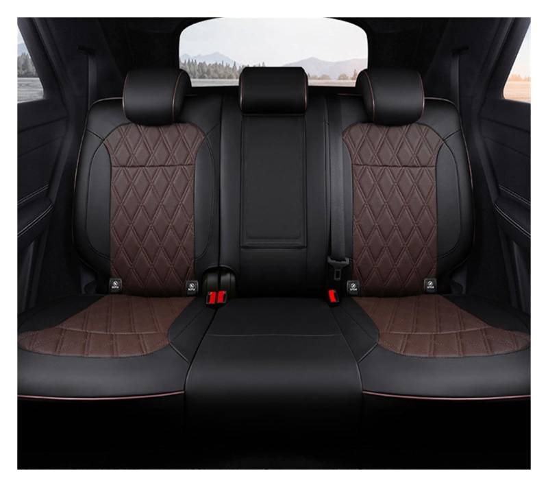 NITRIMS Autositzbezüge Autositzbezüge nur für Nissan für Qashqai J11, individuelle Innenausstattung, echtes Leder, Auto Auto Sitzbezüge(Rear Seats 3) von NITRIMS