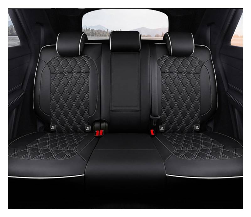 NITRIMS Autositzbezüge Autositzbezüge nur für Scenic 2 Custom Innenausstattung, echtes Leder, Auto Auto Sitzbezüge(Rear Seats 5) von NITRIMS