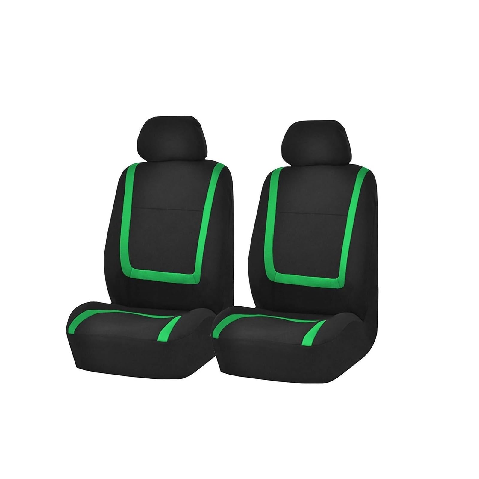 NITRIMS Autositzbezüge Stoff Autositzbezüge für Suzuki für Kizashi für Swift für Vitara SX4 Autositzkissenbezug Zubehör Auto Sitzbezüge(2Seats-Green) von NITRIMS