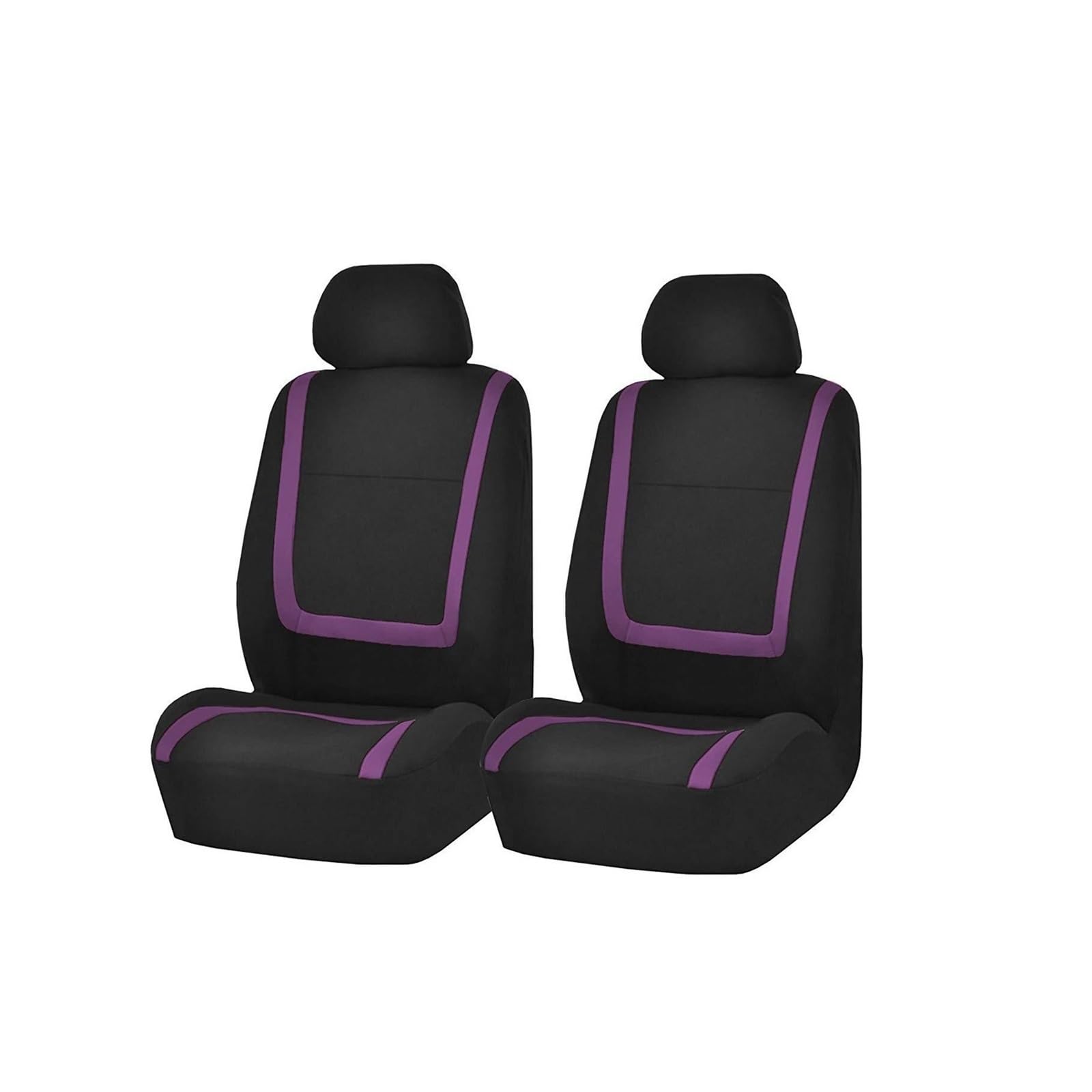 NITRIMS Autositzbezüge Stoff Autositzbezüge für Suzuki für Kizashi für Swift für Vitara SX4 Autositzkissenbezug Zubehör Auto Sitzbezüge(2Seats-Purple) von NITRIMS