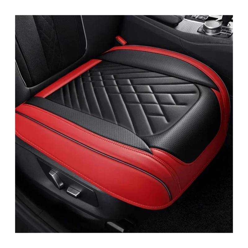 NITRIMS Autositzbezüge Vollständige Abdeckung Autositzbezug Kissen für SEAT alle Automodelle Leon Arona Ateca Tarraco Ibiza Alhambra Autozubehör Auto Sitzbezüge(Black Red 1 Seat 1) von NITRIMS