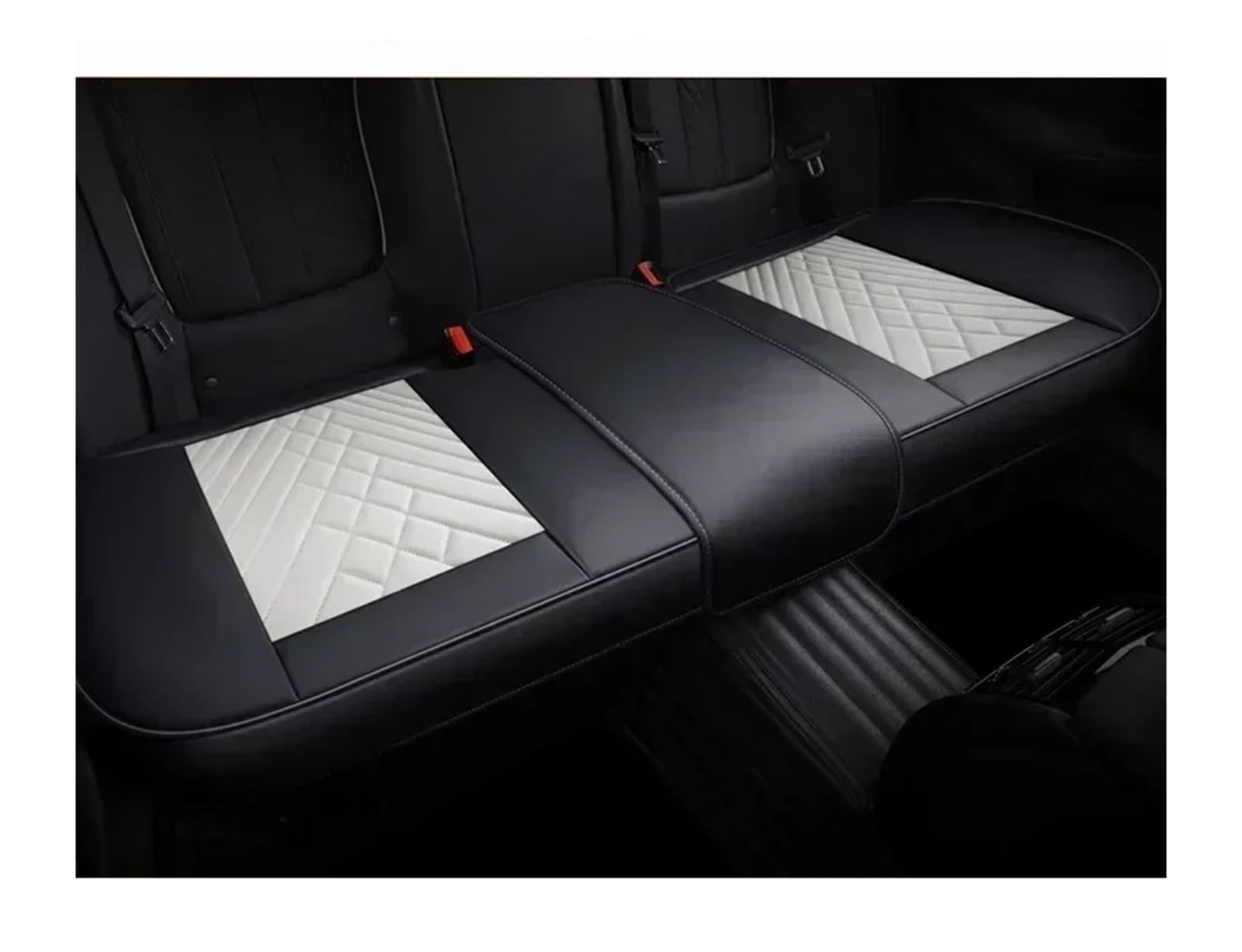 NITRIMS Autositzbezüge Vollständige Abdeckung Autositzbezug Kissen für Toyota für FJ für Cruiser für Mark X für Premio Autozubehör Auto Sitzbezüge(Only Rear Seat 9) von NITRIMS