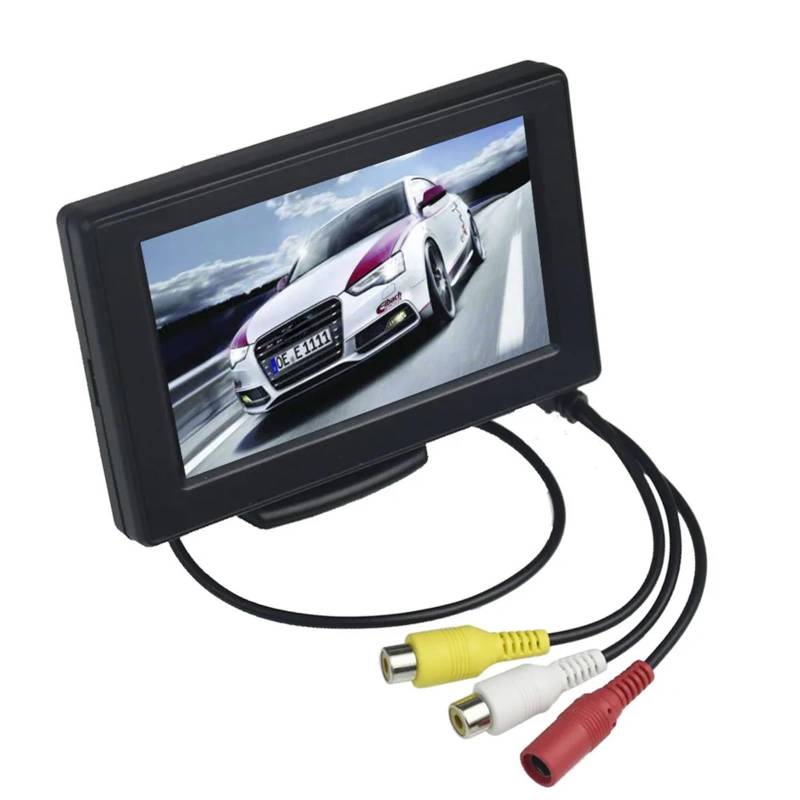 Rückfahrkamera Auto Rückspiegel Monitore 4,3 Zoll LCD Auto Monitor Display Rückfahrkamera Einparkhilfe Rückfahrkamera Auto von NITRIMS