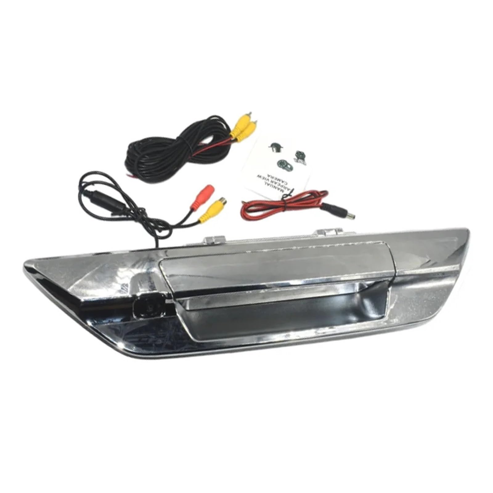 Rückfahrkamera Für Toyota Für Hilux 8 Für MK8 Auto Heckklappe Griff Rückansicht Kamera wasserdichte Back Up Kamera Rückfahrkamera Auto(Chrome) von NITRIMS