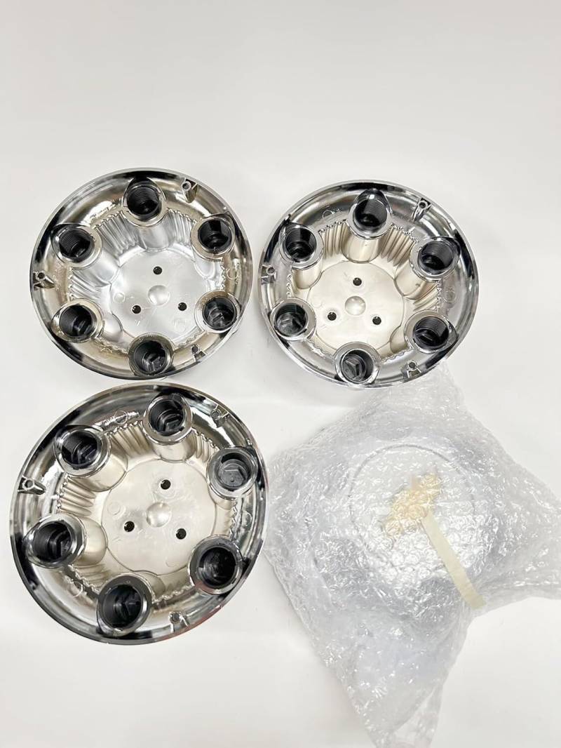 4 Radkappen Chrom for Silverado 6 Lug 1500 Nabenkappen 16" 17" Stahlfelgen 15067579 von NIUENEN