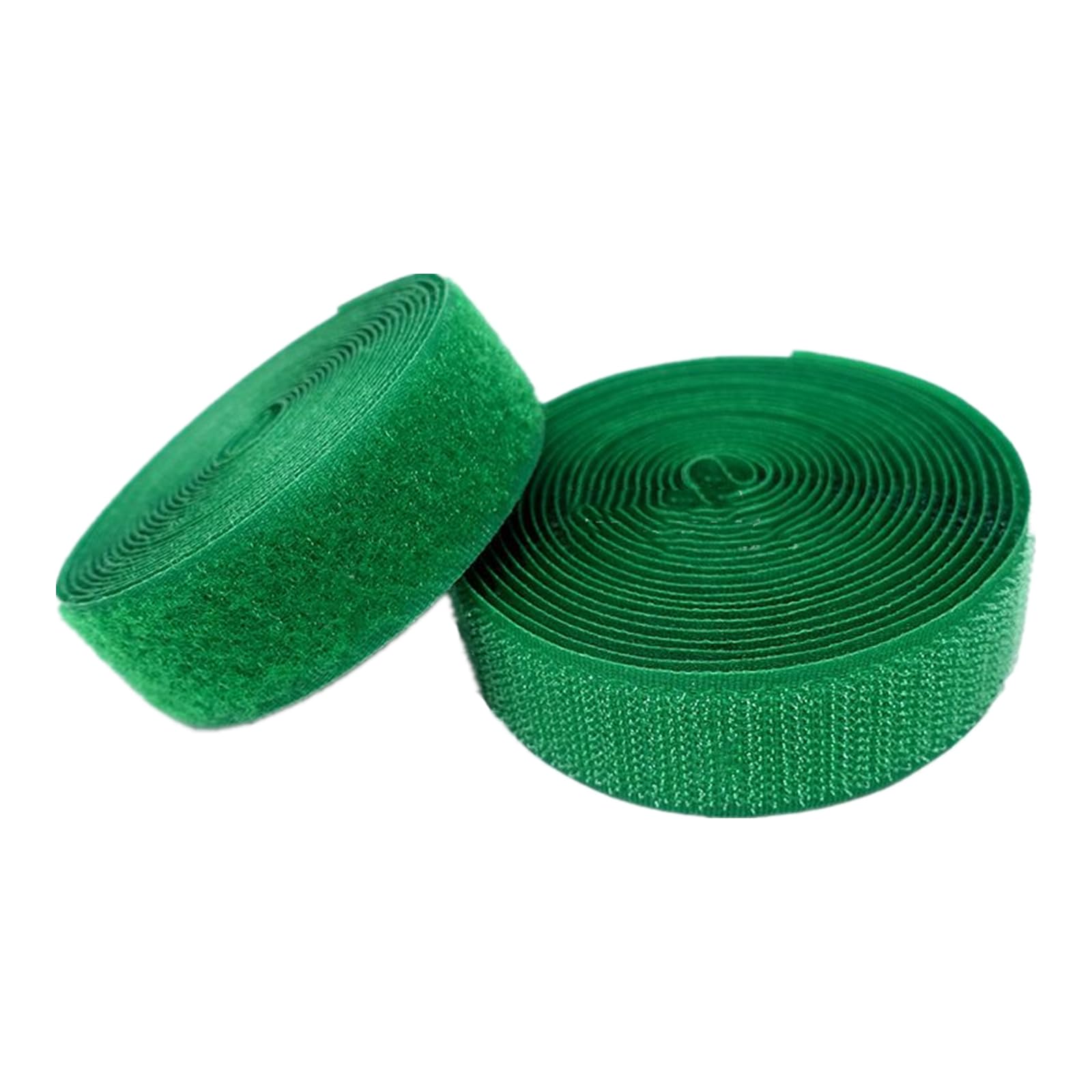 Haushaltswäsche Nähen Klettband for Aufnähen, 20 mm, Nicht Selbstklebende Nylonstreifen auf der Rückseite, Stoffverschluss(Grass Green,20MM x 10 Yards) von NIUSABOU