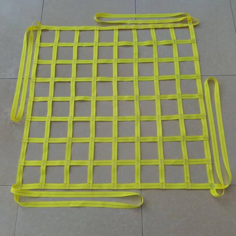 Ladekapazität Güterhebernetz Sling-Netz, Last 0,3–3,5 t Hebesack, Be- und Entladen von Garten-Hebenetzgurten, Handhabungsgurten, Outdoor-Kletter-Sicherheitsnetz(3 X 3M/Mesh 15cm/Load 2.5t) von NIUSABOU