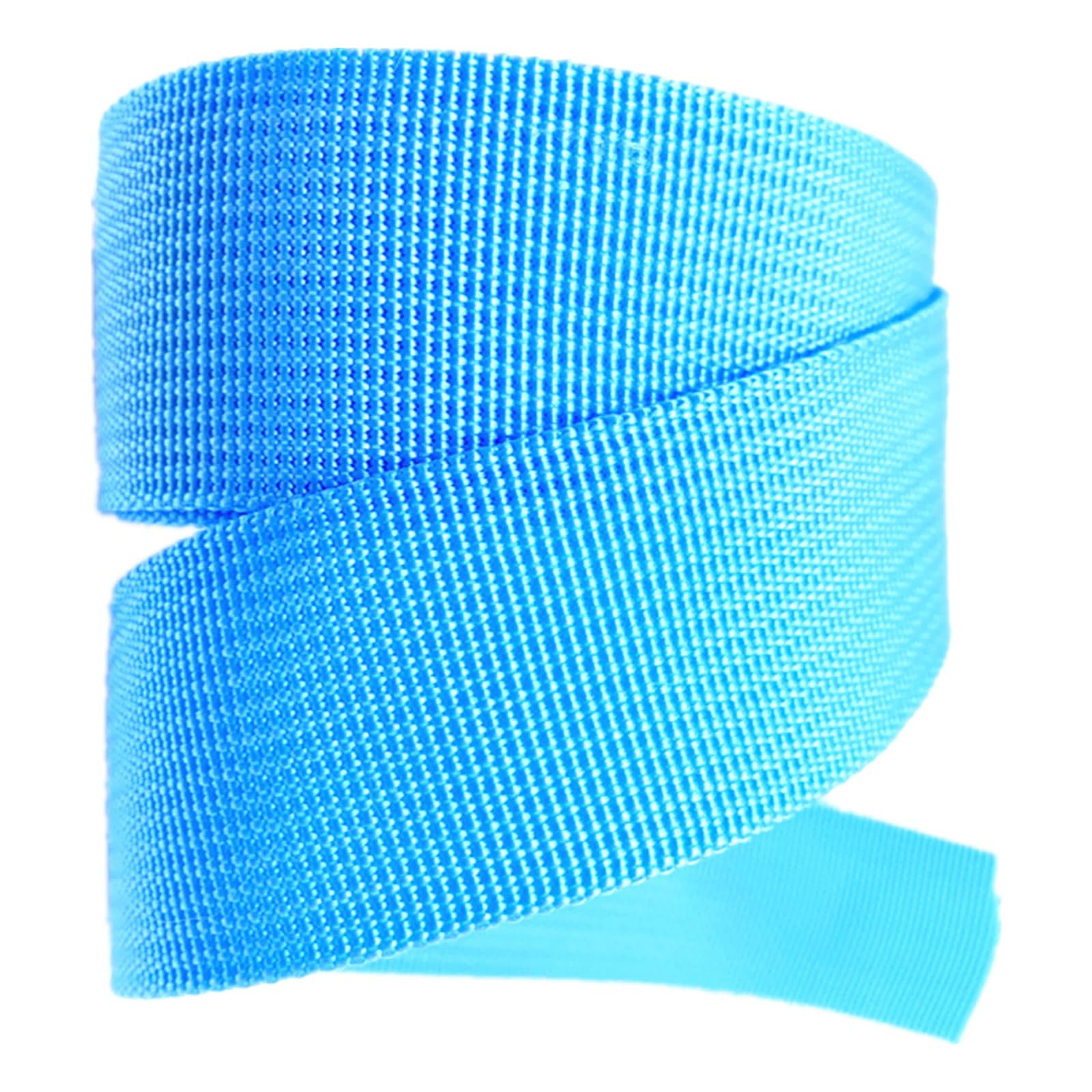 Nylon schweres Band 25 mm Polypropylen-Gurtband for die Herstellung von Taschen, Heimwerkerarbeiten, Haustierhalsbänder, Gepäckgurte, Klettern im Freien(Light Blue,25MM x 20 Yards) von NIUSABOU