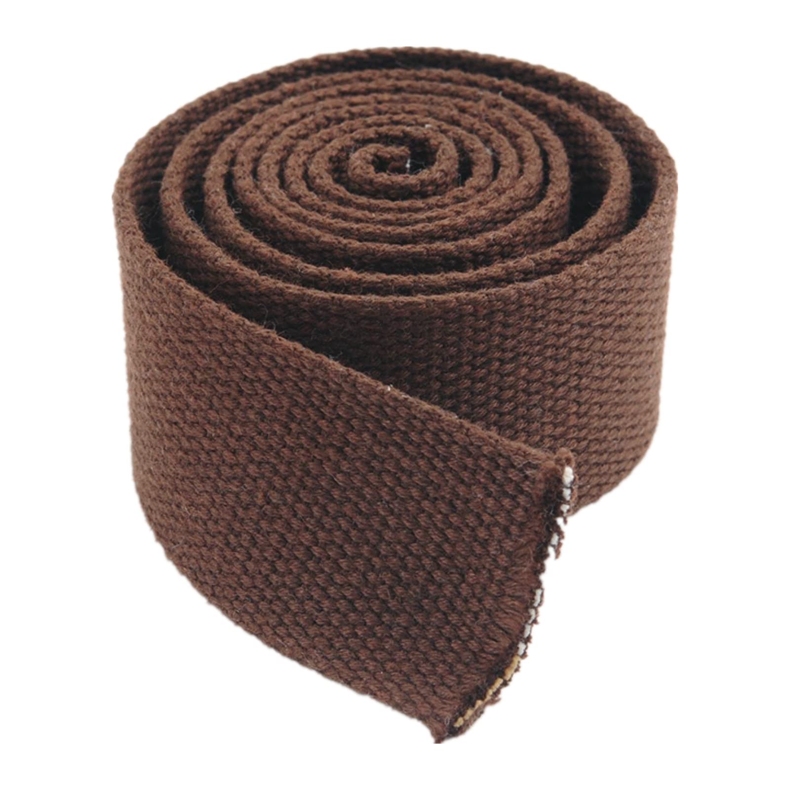 Nylon schweres Band Baumwoll-Gurtband for Taschen, Griffe, Gepäck, Ladung, 20 mm, 25 mm, 38 mm, 50 mm breit(Brown,20MM x 10Yards) von NIUSABOU