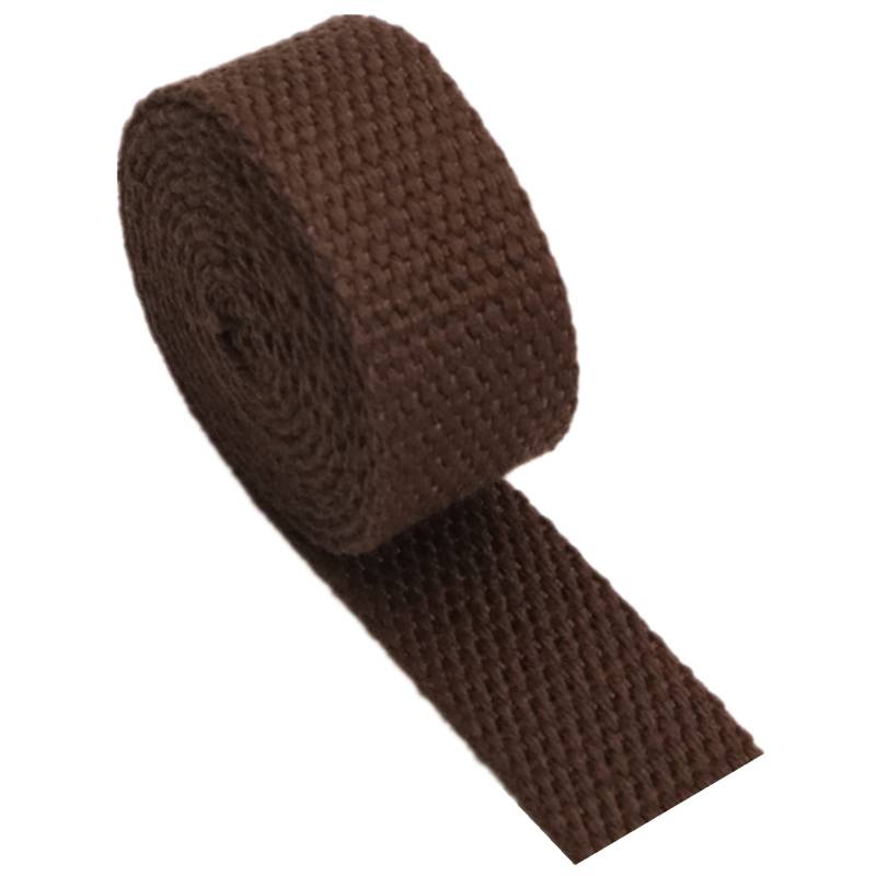 Nylon schweres Band Baumwollgurtband 25 mm 38 mm, Canvas-Polstergurtband for Taschen, Rucksäcke, Gepäck, Frachtumreifung(Coffee,38mm x 5Yards) von NIUSABOU