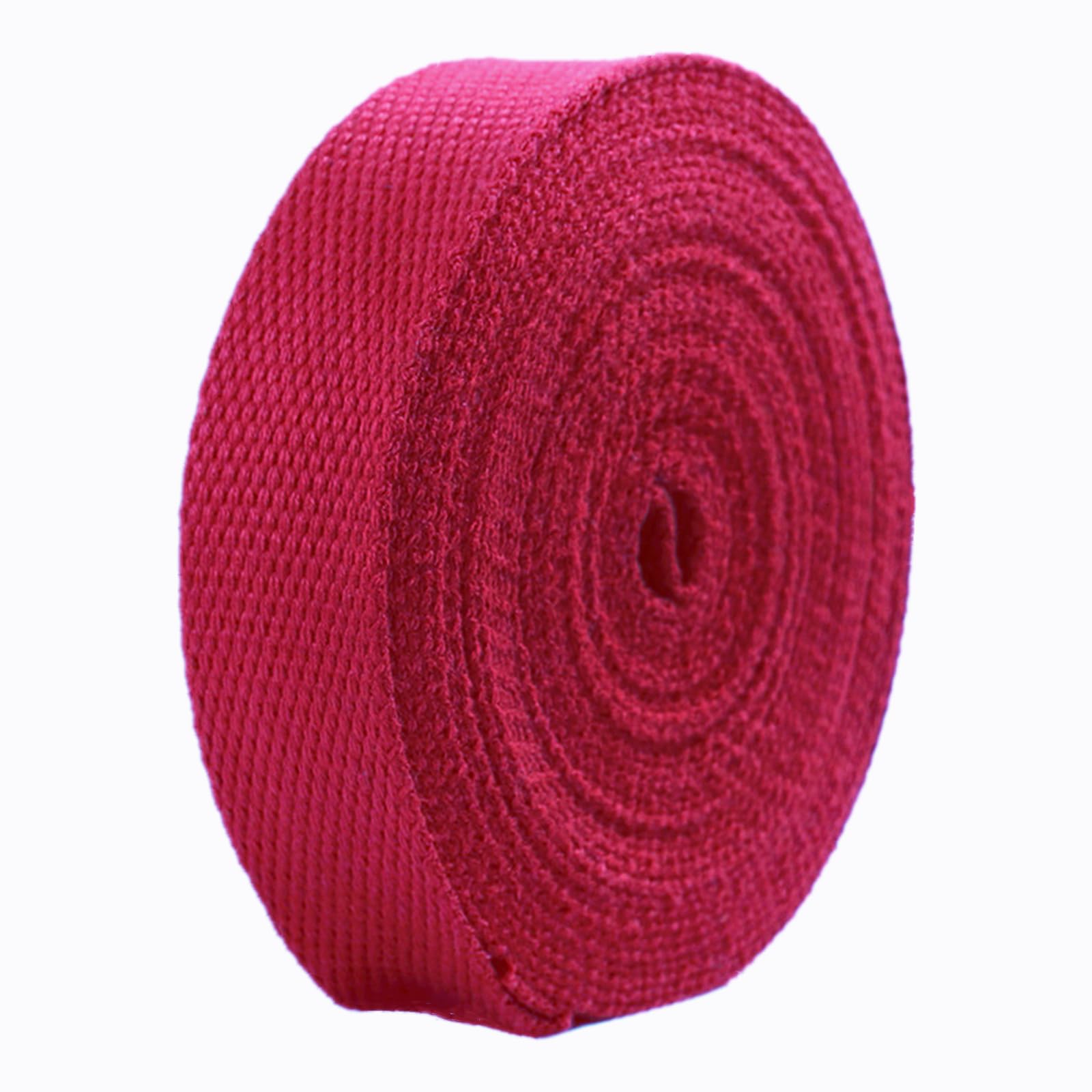 Nylon schweres Band Baumwollgurtband for Taschengriffe, Gepäck-/Frachtumreifung(Deep Red,38MM x 10 Yards) von NIUSABOU