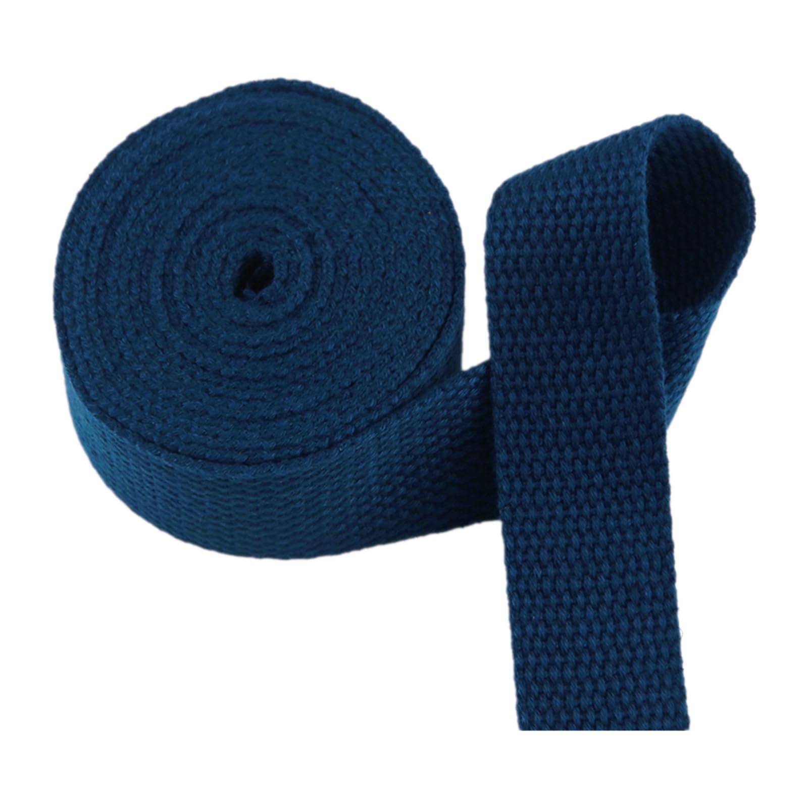 Nylon schweres Band Baumwollgurtband for Taschengurte, 25 mm, Dicke 1,3 mm, Länge 5, 10 oder 20 Yards(Navy Blue,25MM x 20Yards) von NIUSABOU